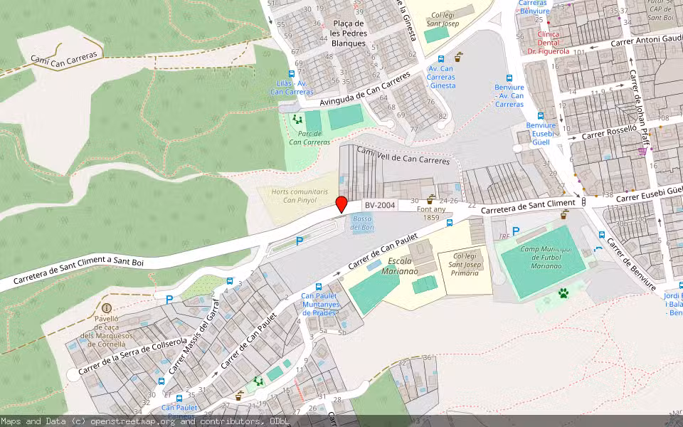 Mapa de Subasta Inmueble (Vivienda) en Sant Boi De Llobregat, Barcelona