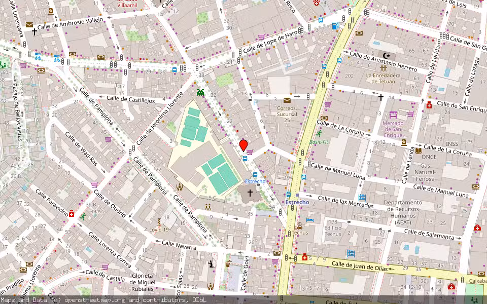 Mapa de Subasta Inmueble (Otros) en Madrid