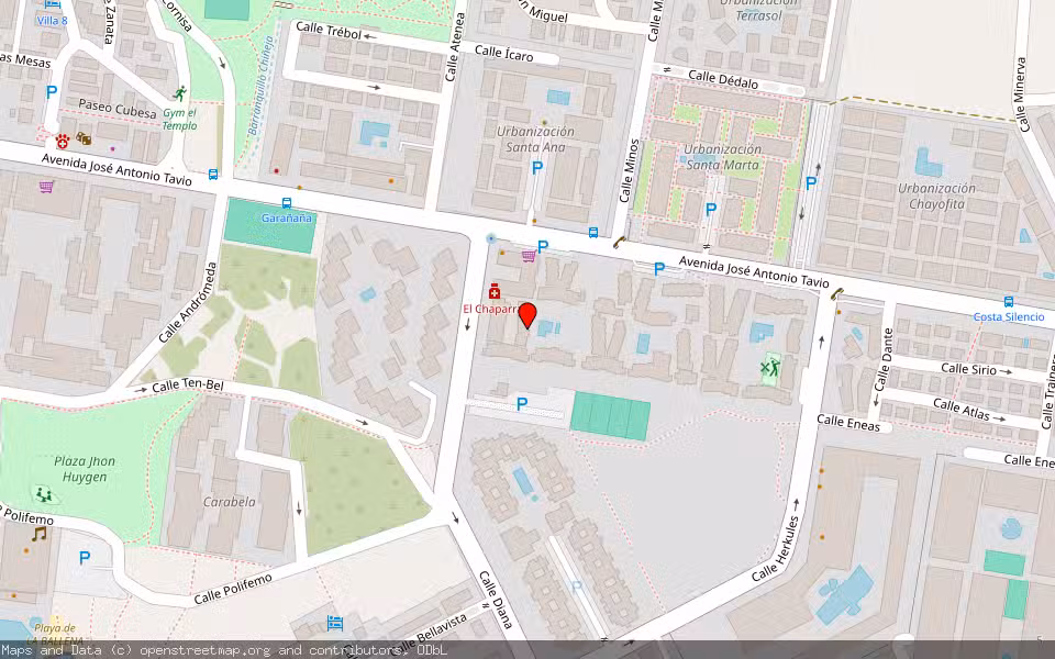 Mapa de Subasta Inmueble (Local comercial) en Arona, Santa Cruz de Tenerife