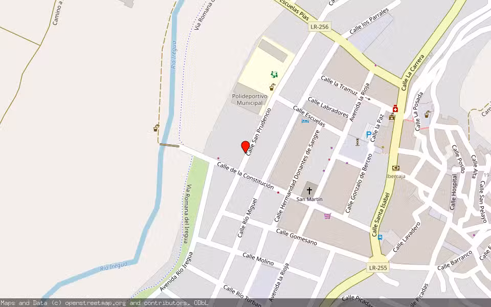 Mapa de Subasta Inmueble (Nave industrial) en Albelda De Iregua, La Rioja