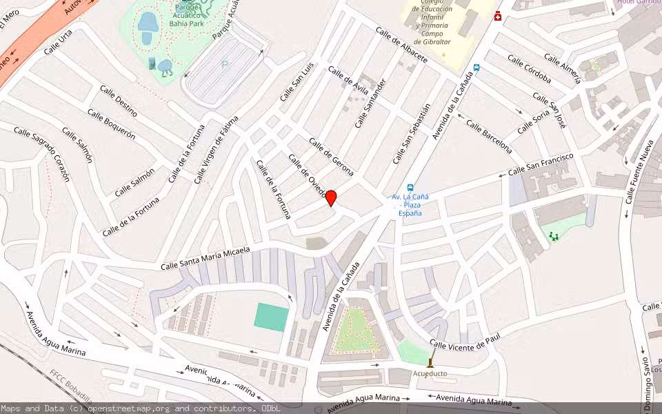 Mapa de Subasta Inmueble (Nave industrial) en Algeciras, Cádiz