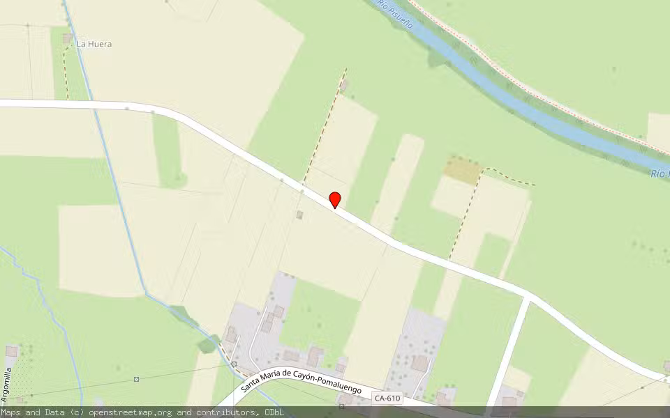 Mapa de Subasta Inmueble (Finca rústica) en Santa Maria De Cayon, Cantabria