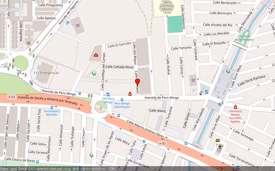 Mapa de Subasta Inmueble (Vivienda) en Sevilla