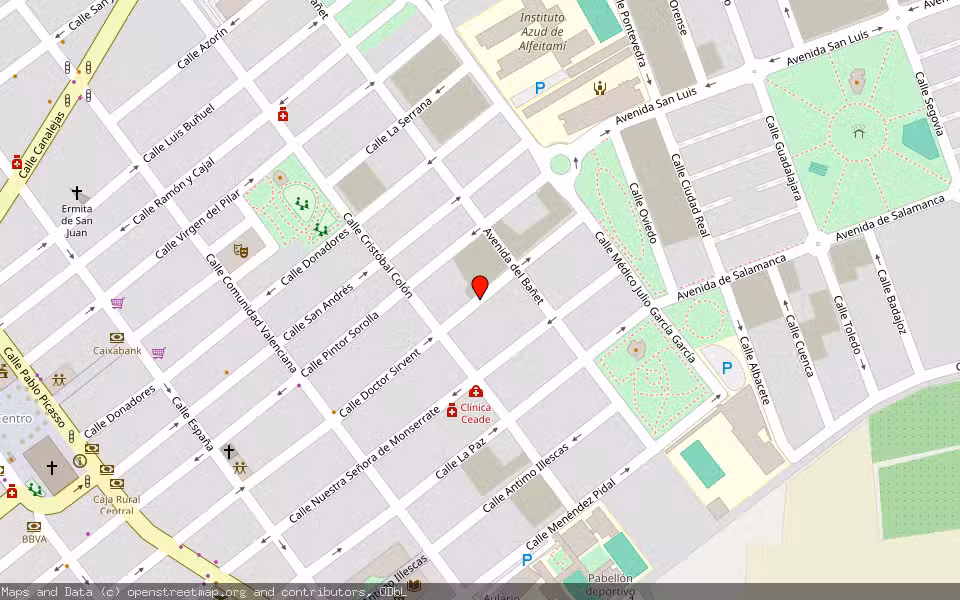 Mapa de Subasta Inmueble (Garaje) en Almoradí, Alicante/Alacant
