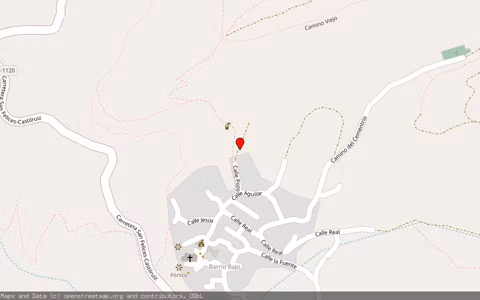 Mapa de Subasta Inmueble (Finca rústica) en San Felices, Soria