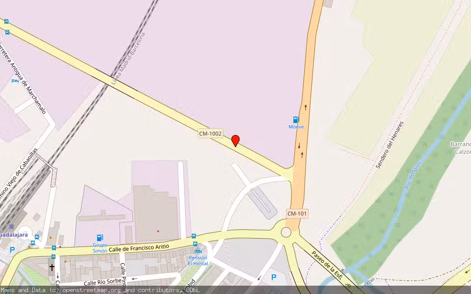 Mapa de Subasta Inmueble (Solar) en Guadalajara