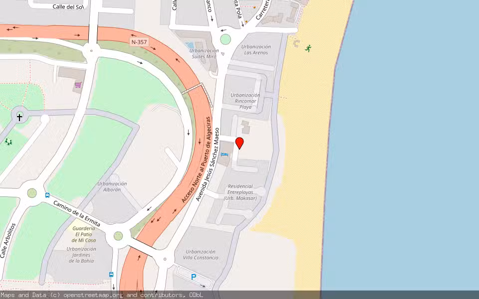 Mapa de Subasta Inmueble (Vivienda) en Algeciras, Cádiz