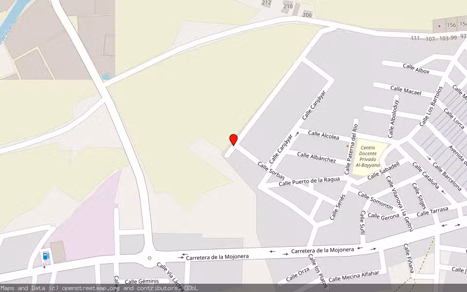 Mapa de Subasta Inmueble (Vivienda) en Roquetas De Mar, Almería