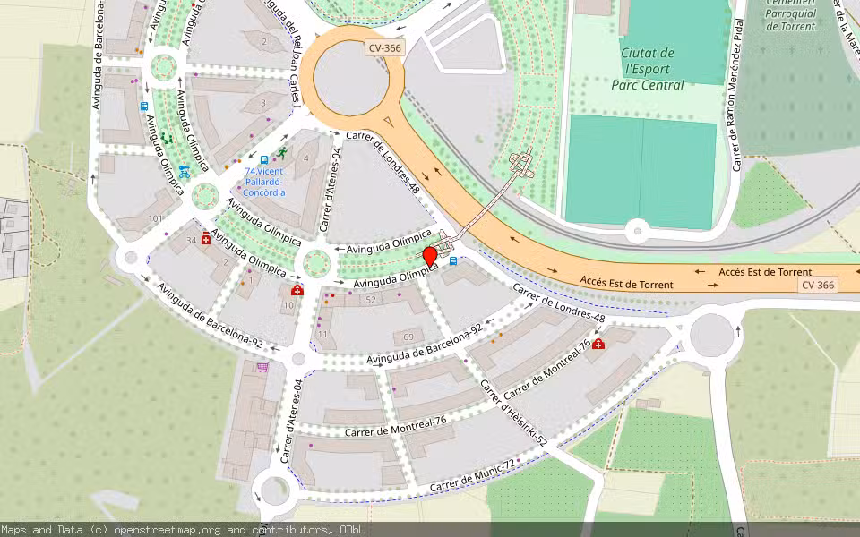 Mapa de Subasta Inmueble (Trastero) en Torrent, Valencia/València