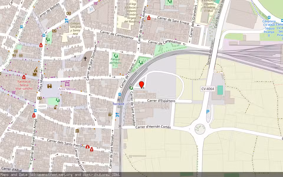 Mapa de Subasta Inmueble (Finca rústica) en Torrent, Valencia/València