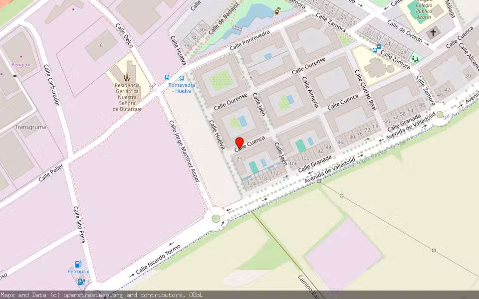 Mapa de Subasta Inmueble (Local comercial) en Leganes, Madrid
