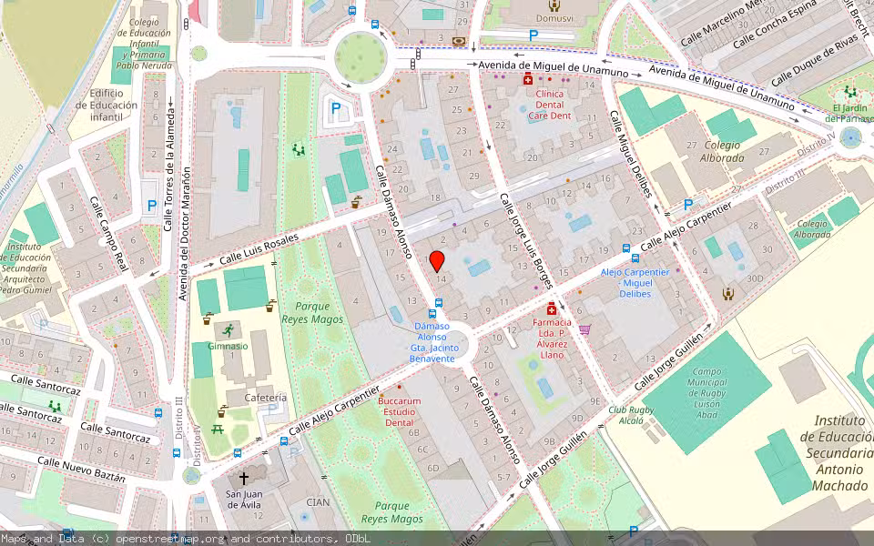 Mapa de Subasta Inmueble (Trastero) en Alcala De Henares, Madrid