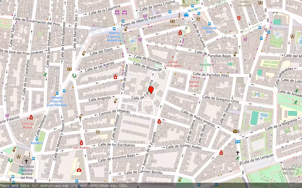 Mapa de Subasta Inmueble (Vivienda) en Madrid