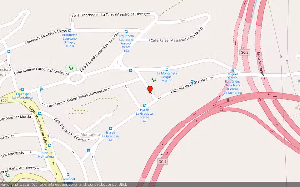 Mapa de Subasta Inmueble (Vivienda) en Las Palmas De Gran Canaria, Las Palmas