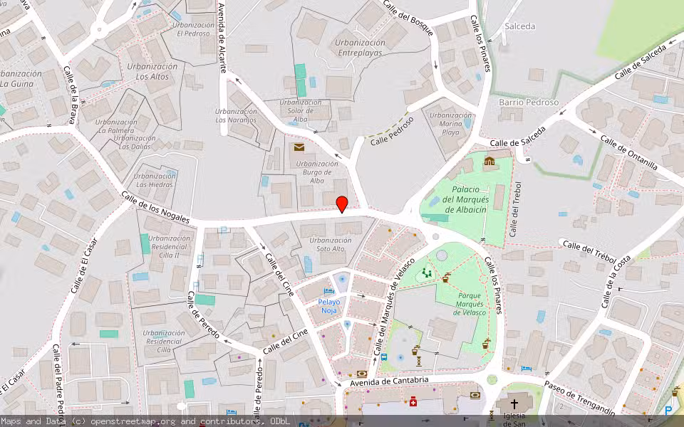 Mapa de Subasta Inmueble (Garaje) en Noja, Cantabria