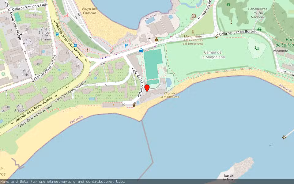 Mapa de Subasta Inmueble (Garaje) en Santander, Cantabria