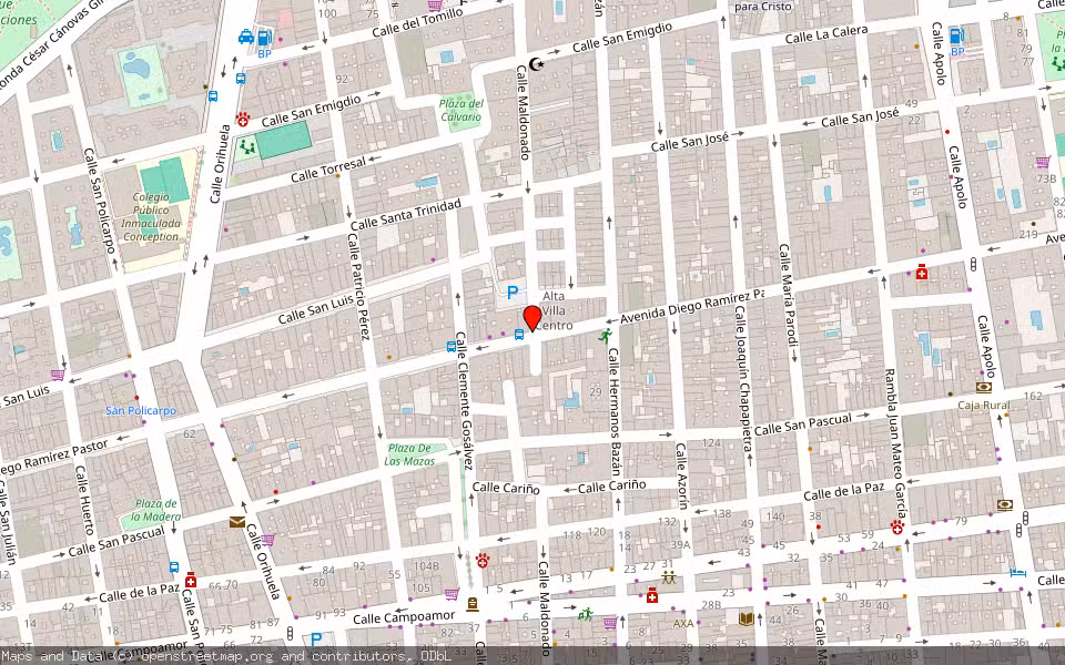 Mapa de Subasta Inmueble (Local comercial) en Torrevieja, Alicante/Alacant