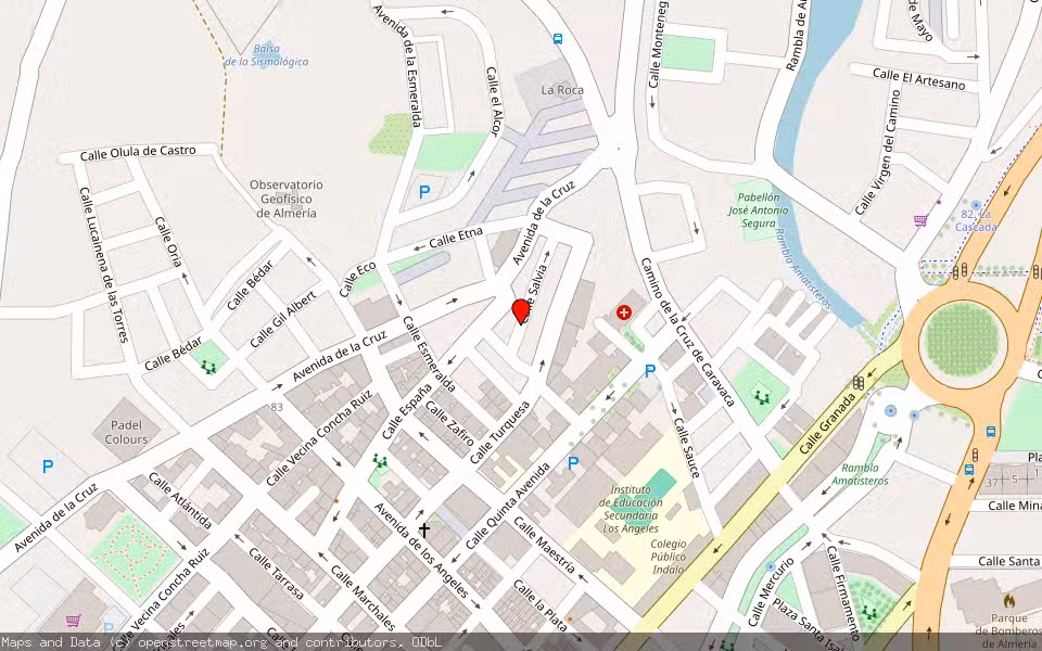 Mapa de Subasta Inmueble (Local comercial) en Almeria, Almería