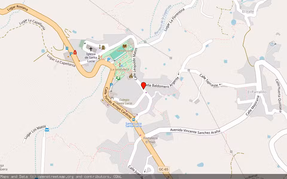 Mapa de Subasta Inmueble (Vivienda) en Santa Lucia, Las Palmas