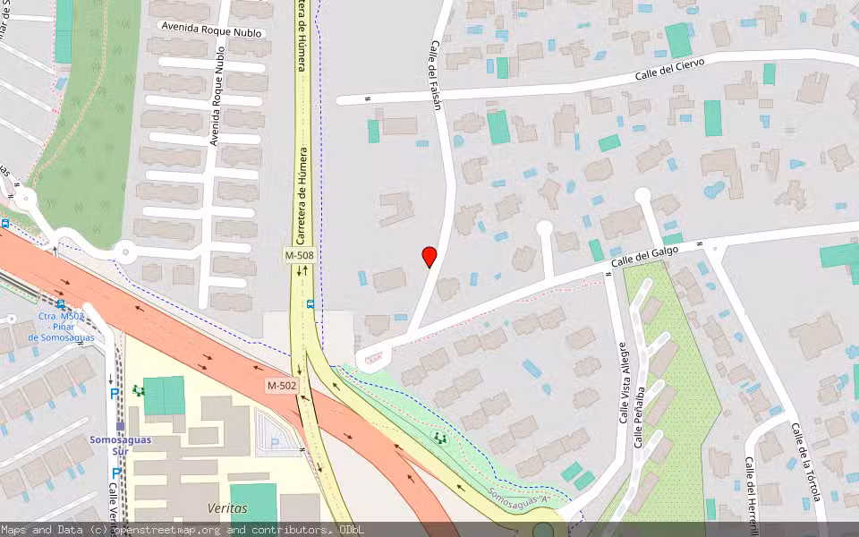 Mapa de Subasta Inmueble (Vivienda) en Pozuelo De Alarcón, Madrid