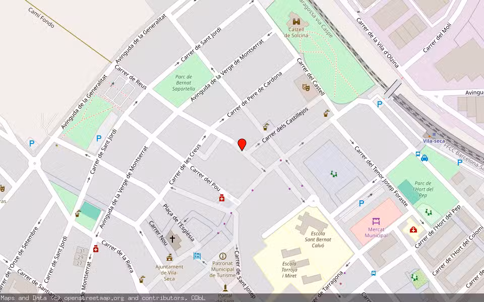 Mapa de Subasta Inmueble (Vivienda) en Vila-seca, Tarragona