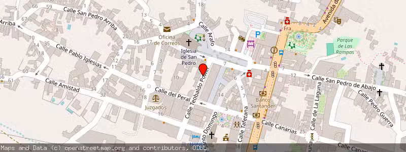 Mapa de Subasta de Inmueble (Local comercial) en Güimar, Santa Cruz de Tenerife 