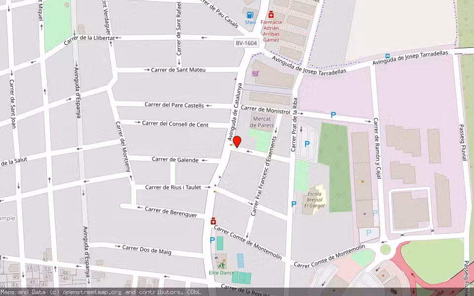 Mapa de Subasta Inmueble (Vivienda) en Parets Del Valles, Barcelona