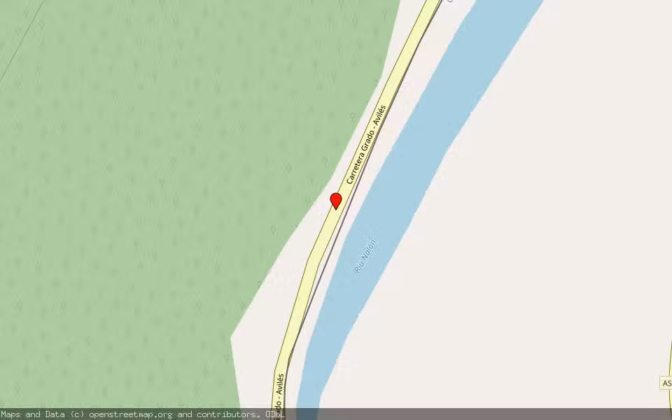 Mapa de Subasta Inmueble (Finca rústica) en Candamo, Asturias