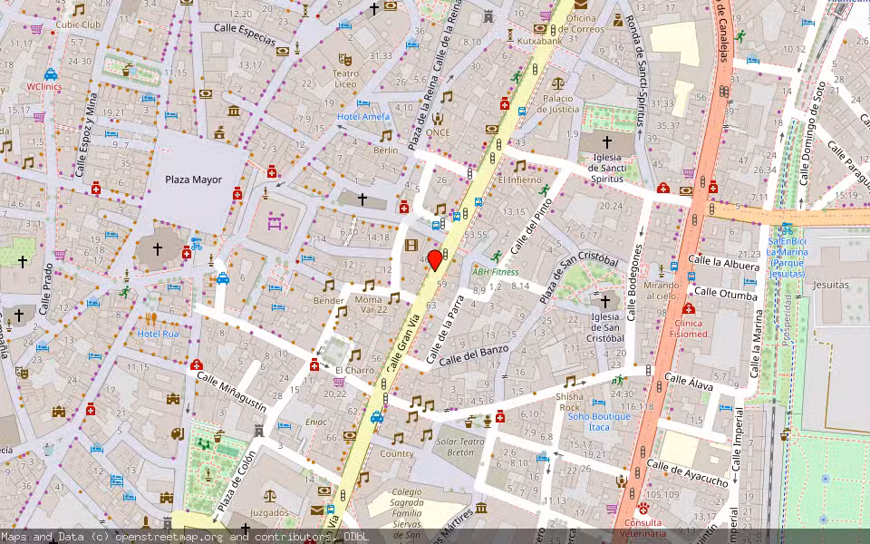 Mapa de Subasta Inmueble (Local comercial) en Salamanca