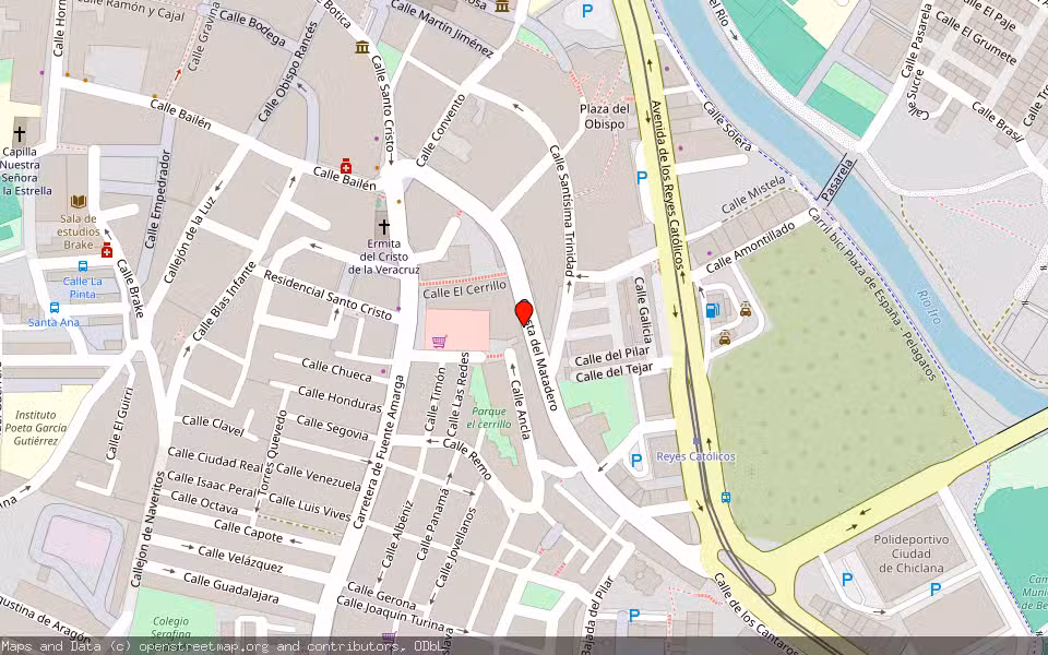 Mapa de Subasta Inmueble (Garaje) en Chiclana De La Frontera, Cádiz