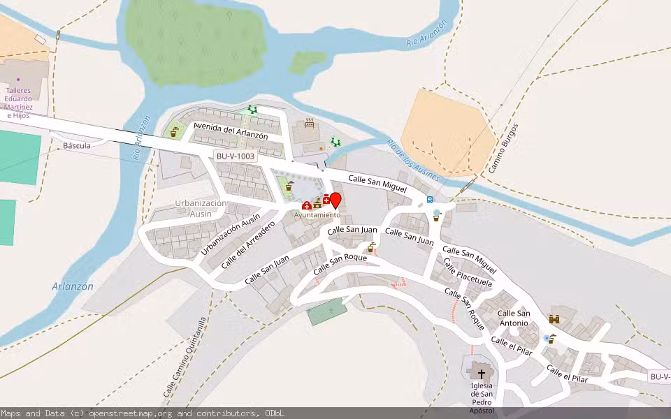Mapa de Subasta Inmueble (Vivienda) en Cabia, Burgos