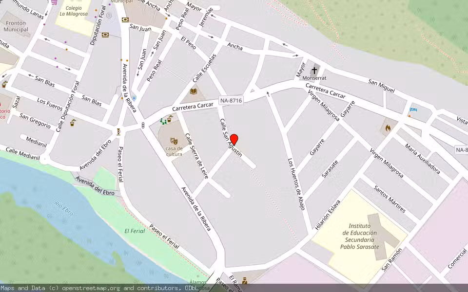 Mapa de Subasta Inmueble (Solar) en Lodosa, Navarra