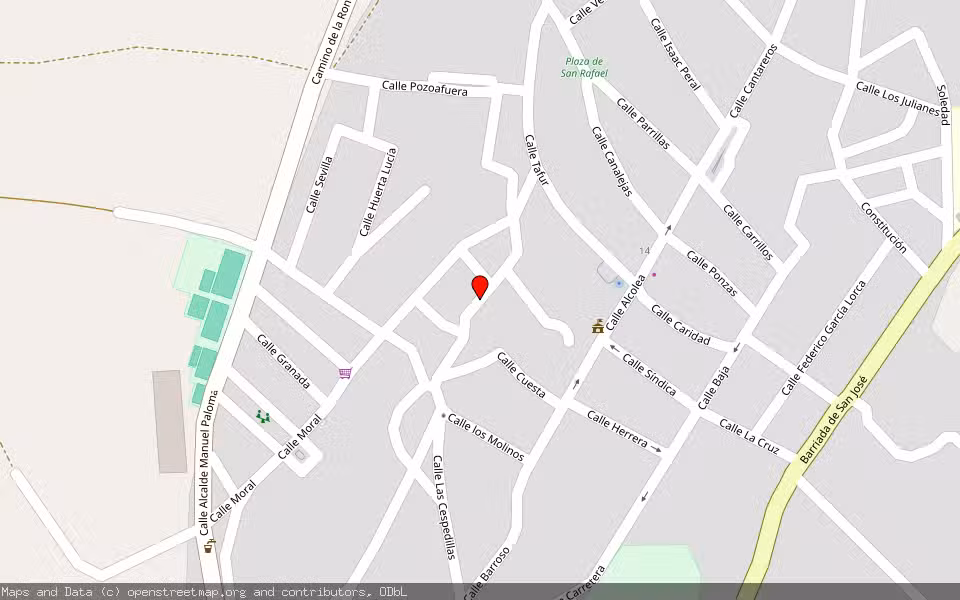 Mapa de Subasta Inmueble (Finca rústica) en Villafranca De Cordoba, Córdoba