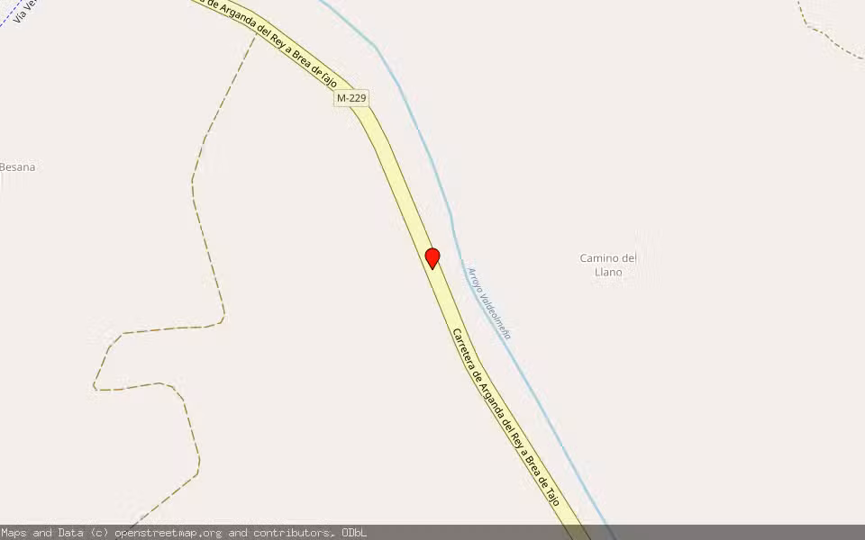 Mapa de Subasta Inmueble (Finca rústica) en Orusco, Madrid