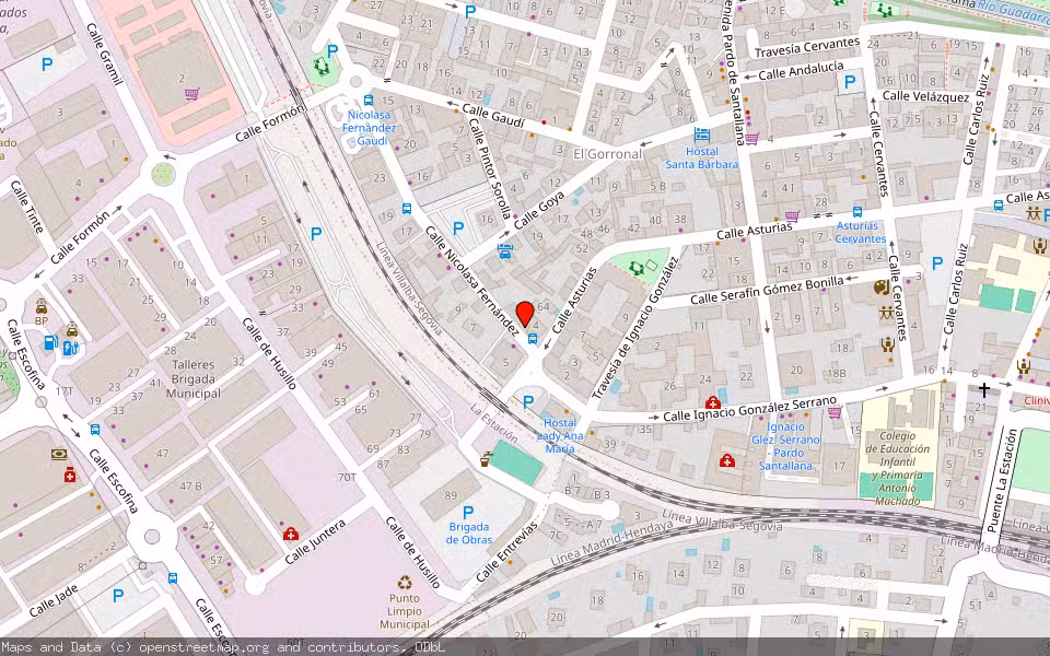 Mapa de Subasta Inmueble (Garaje) en Collado Villalba, Madrid