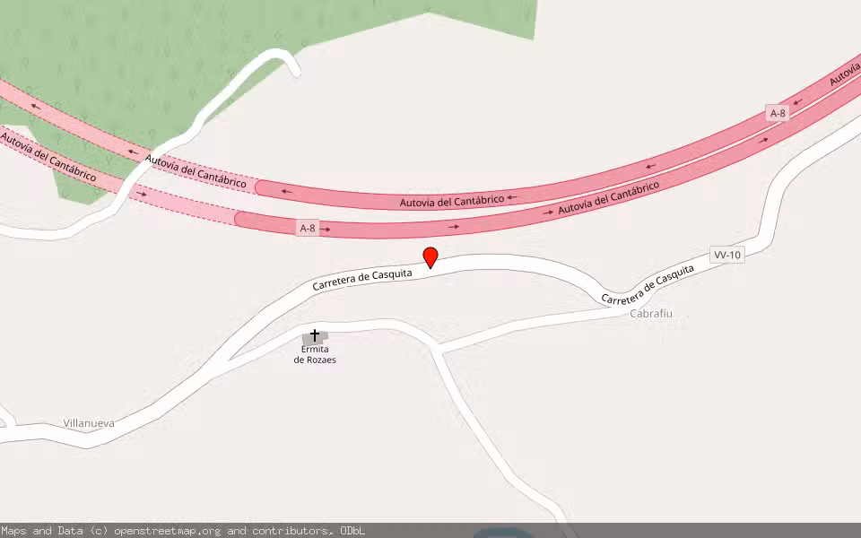 Mapa de Subasta Inmueble (Vivienda) en Villaviciosa, Asturias