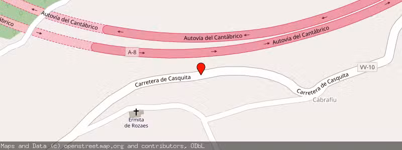Mapa de Subasta de Inmueble (Vivienda) en Villaviciosa, Asturias 