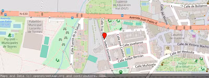 Mapa de Subasta de Inmueble (Garaje) en Salamanca, Salamanca 