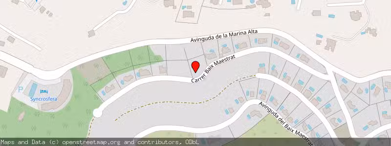 Mapa de Subasta de Inmueble (Solar) en Pedreguer, Alicante 