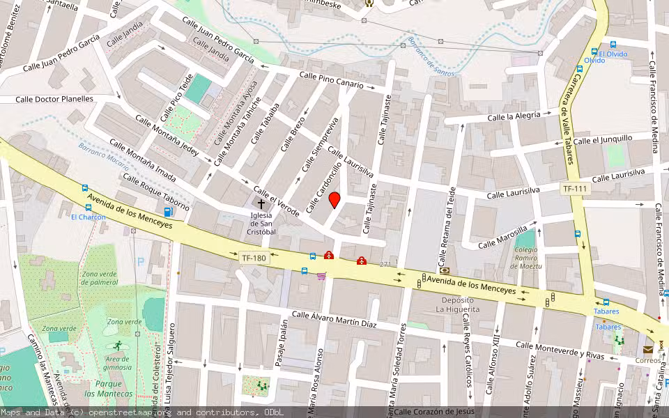 Mapa de Subasta Inmueble (Vivienda) en La Laguna, Santa Cruz de Tenerife