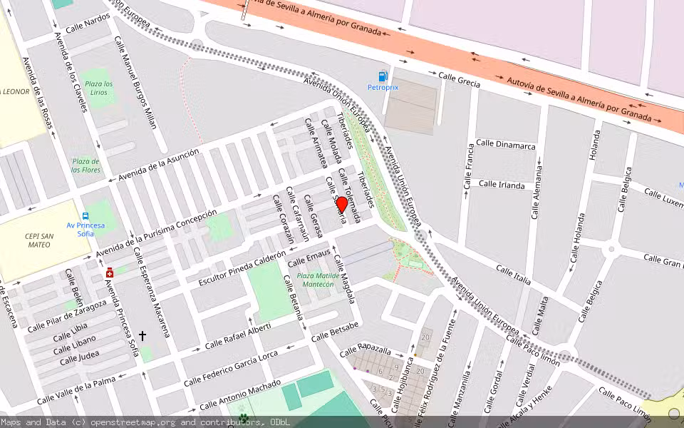 Mapa de Subasta Inmueble (Vivienda) en Sevilla