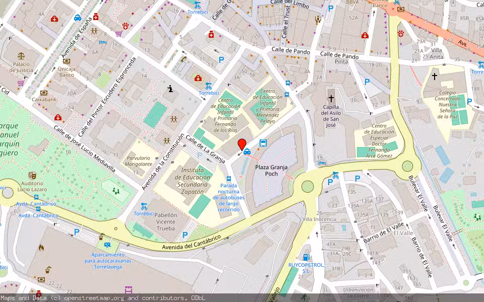 Mapa de Subasta Inmueble (Vivienda) en Torrelavega, Cantabria