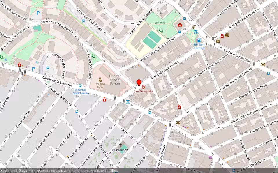 Mapa de Subasta Inmueble (Garaje) en Palma, Illes Balears