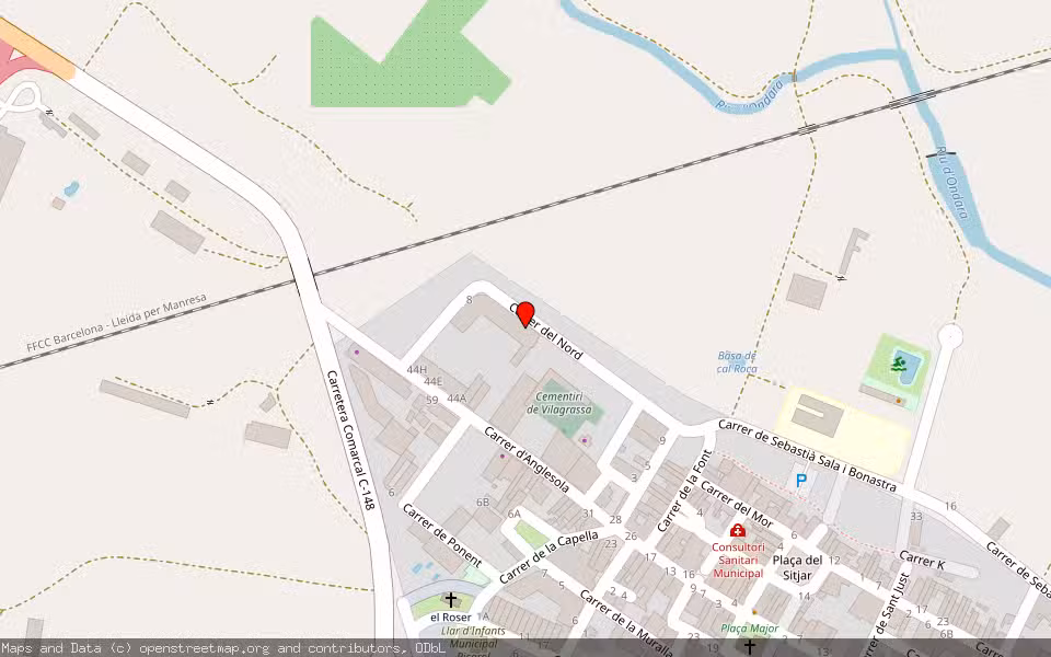 Mapa de Subasta Inmueble (Vivienda) en Vilagrassa, Lleida