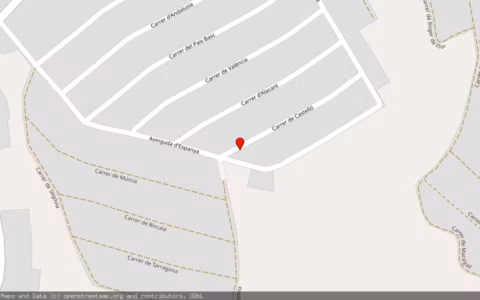 Mapa de Subasta Inmueble (Vivienda) en El Montmell, Tarragona