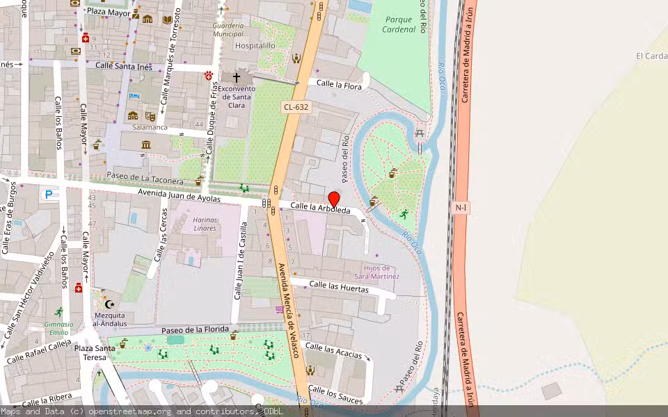Mapa de Subasta Inmueble (Local comercial) en Briviesca, Burgos