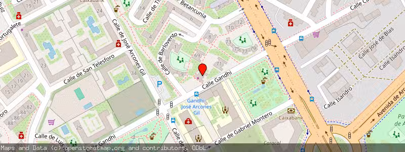 Mapa de Subasta de Inmueble (Vivienda) en Madrid, Madrid 