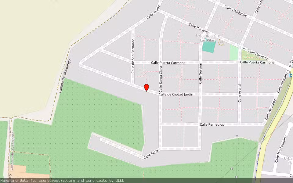 Mapa de Subasta Inmueble (Vivienda) en Valencina De La Concepción, Sevilla