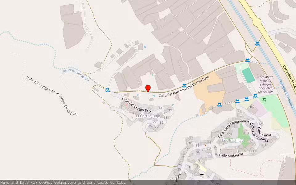 Mapa de Subasta Inmueble (Finca rústica) en Albuñol, Granada