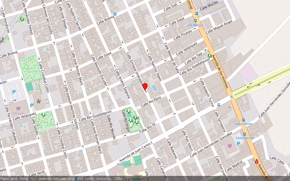 Mapa de Subasta Inmueble (Vivienda) en Las Torres De Cotillas, Murcia